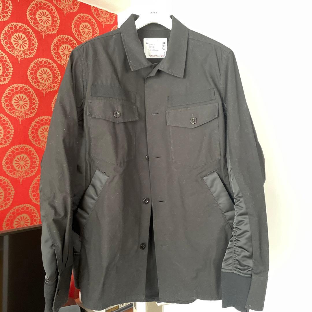 Sacai コットン&ナイロン　シャツ