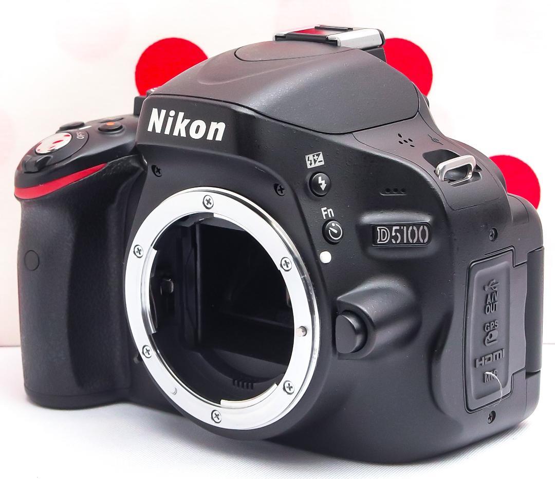ニコン Nikon D5100❤スマホ転送OK❤一眼レフカメラ❤自撮りができる