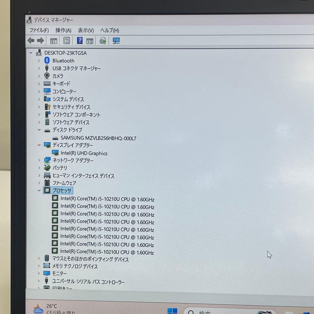 #218 レノボThinkpad X13 Gen1 i5-10210U 16GB