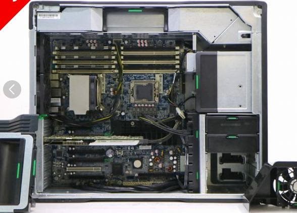 ワークステーション HP Z800 Xeon X5667 3.06GHz, 24GB, 1TB