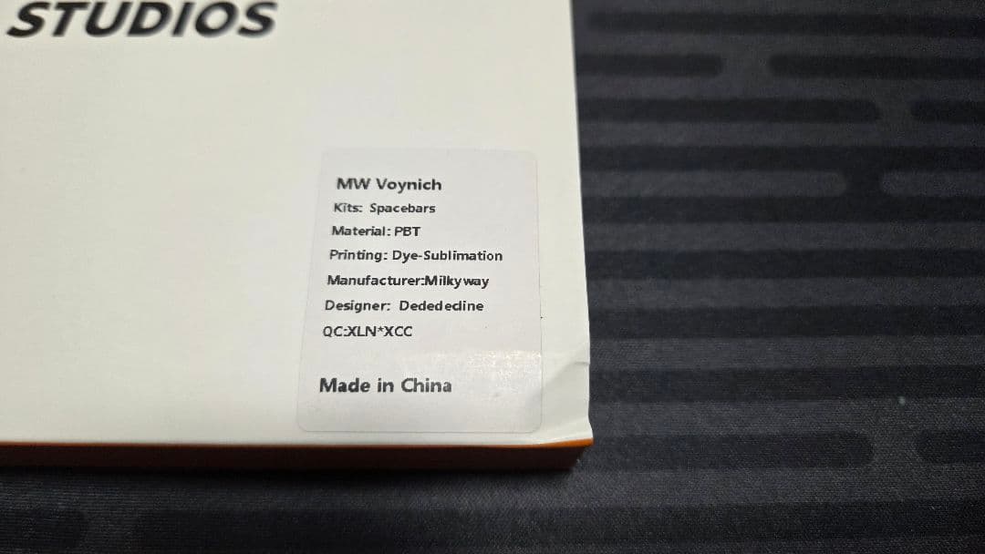 MW Voynich set キーキャップ