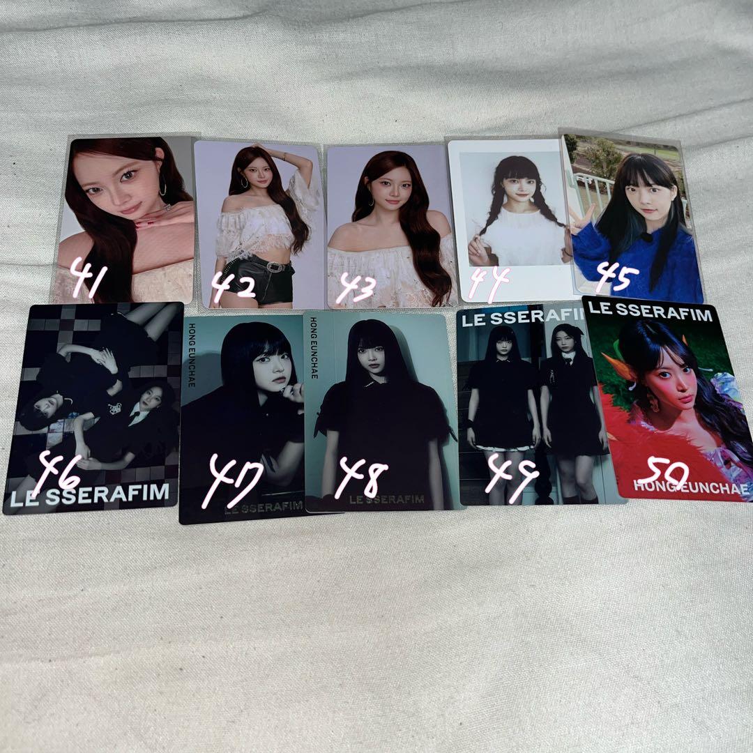 ルセラフィム LE SSERAFIM ウンチェ トレカ