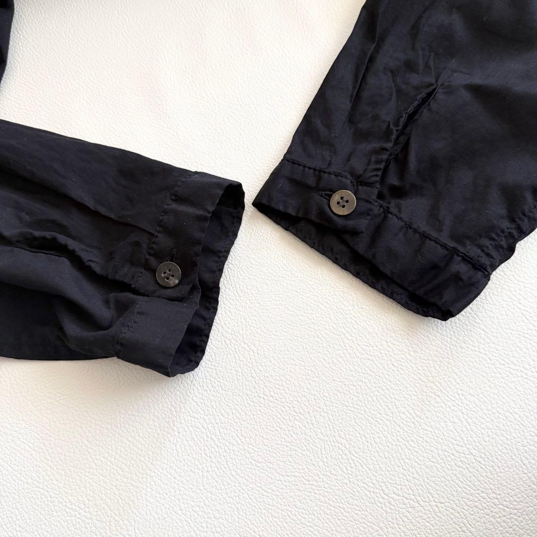 Plantation コットンワンピース 凹凸 くしゅくしゅ シャツワンピ