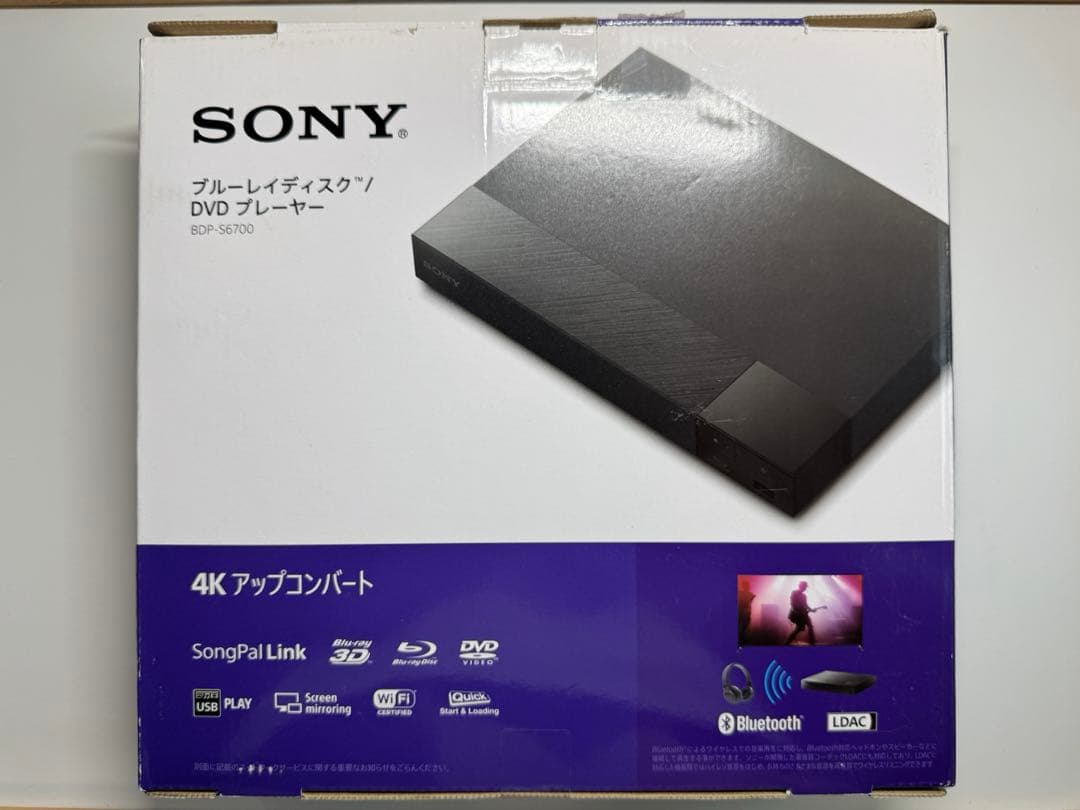 プレーヤー SONY Blu-ray Disc/DVD Player BDP-S6700