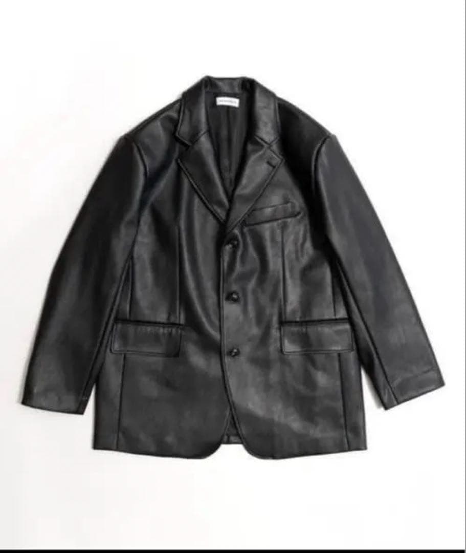 MAISON SPECIAL ヴィーガンレザーシングルジャケット