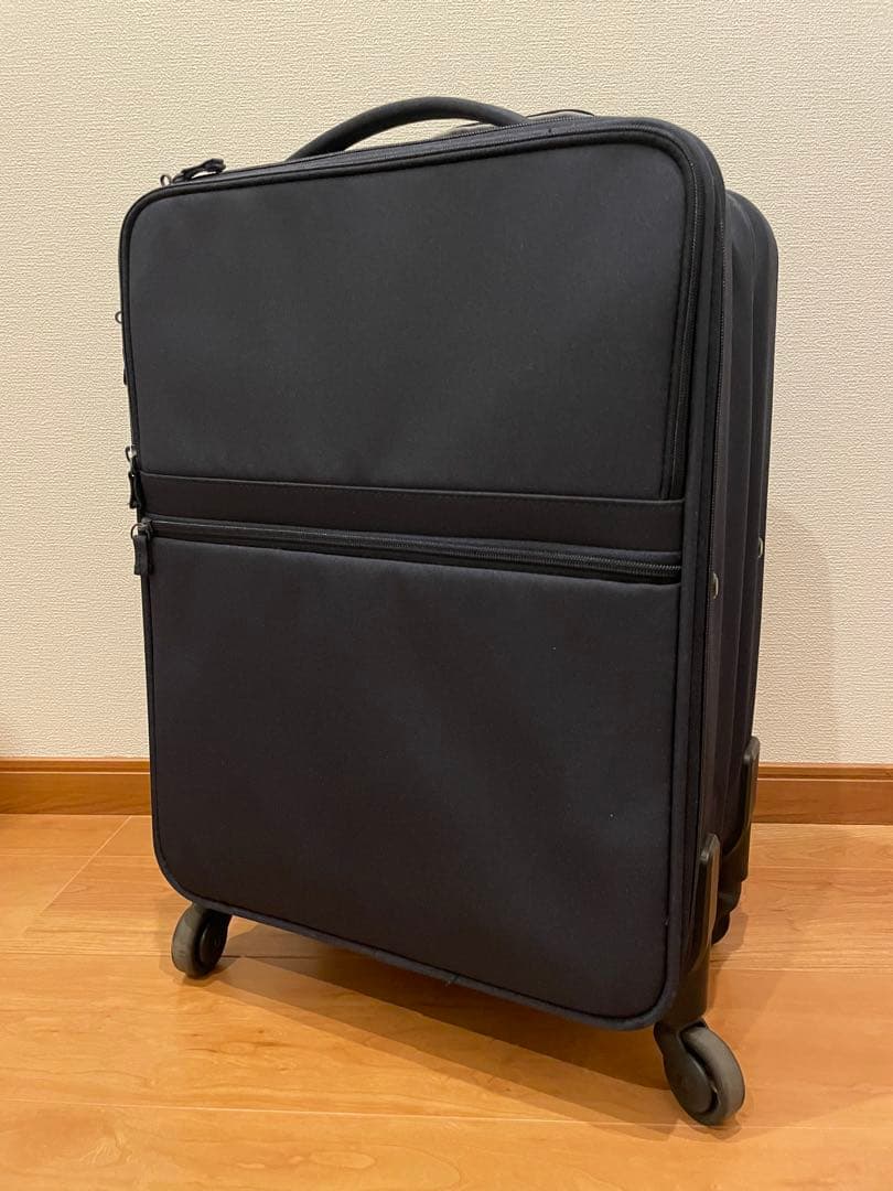 無印良品 半分の厚みで収納できるソフトキャリーS MUJI 廃盤品