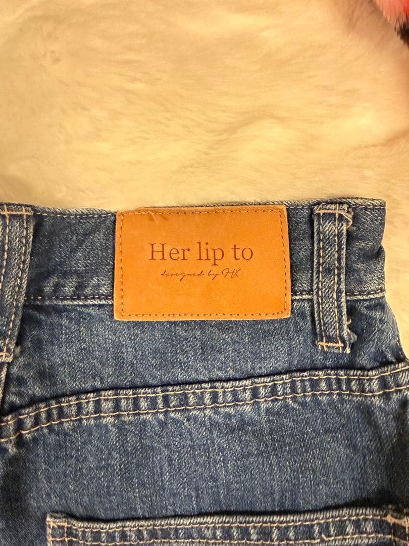 パンツ Milano Wide-Straight Jeans herlipto 24