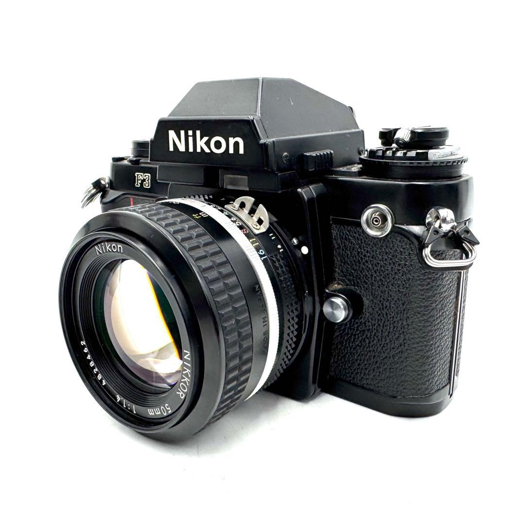 美品 Nikon F3 単焦点レンズ付き 50mm フィルムカメラ