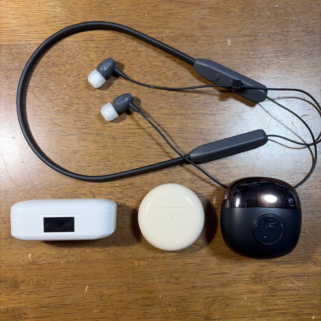 ネックバンド型＆完全ワイヤレスイヤフォンセット　まとめ売り