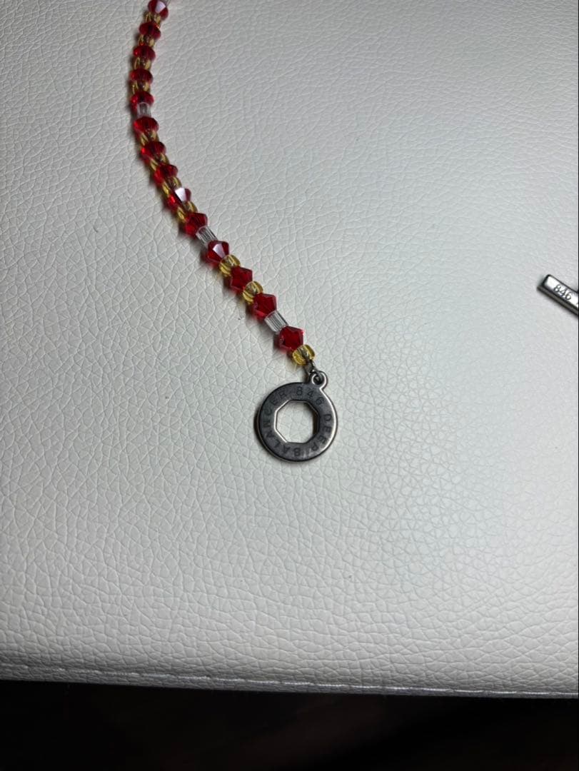846 4 SERIES ネックレス　赤色