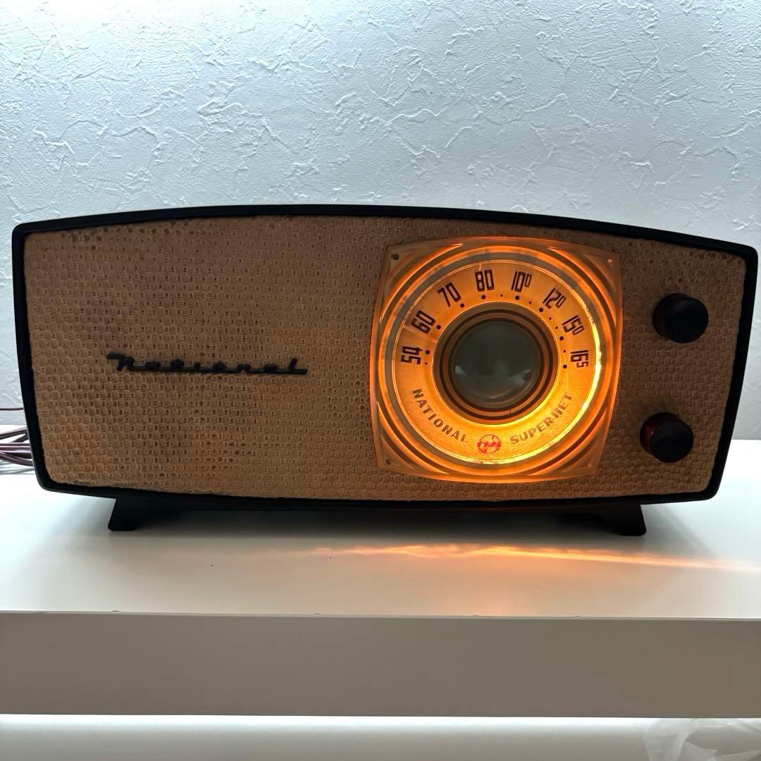 ひでさん様　美品 松下 DX -370 昭和レトロ 真空管ラジオ 受信確認