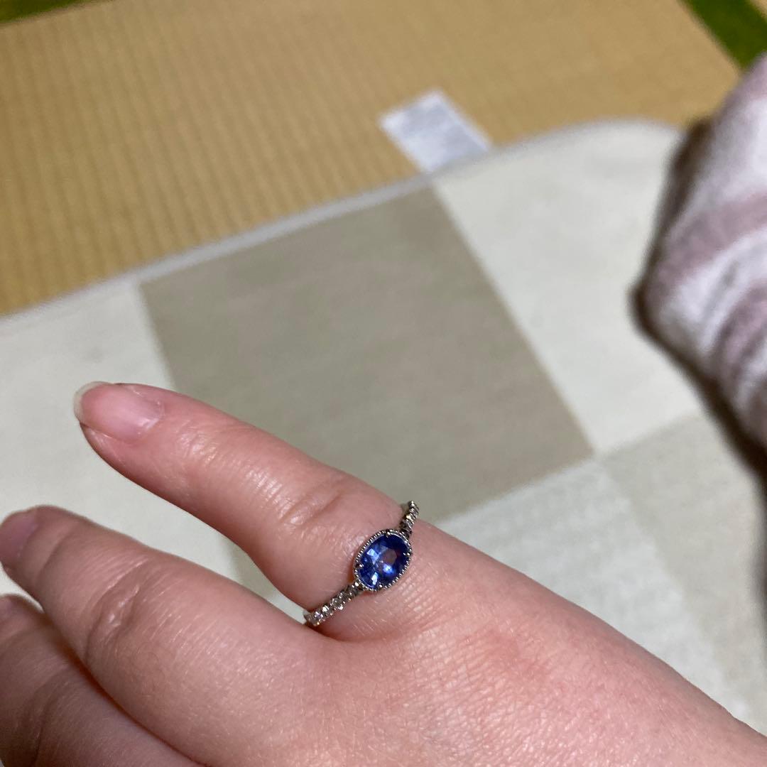 【Sio】コーンフラワーブルーサファイアリング（非加熱）