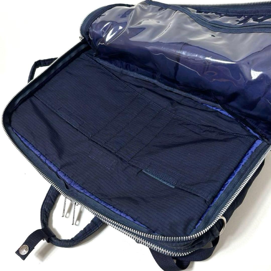 【美品】PORTER×BLUE BLUE 3WAY ビジネスバッグ リュック
