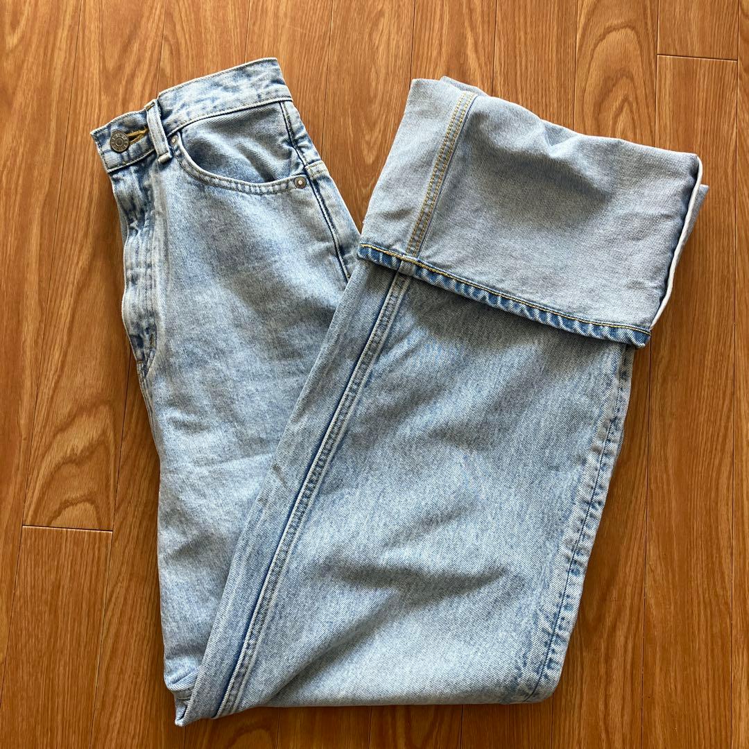 EDWIN×ETRE TOKYO CORE デニムワイドパンツ S