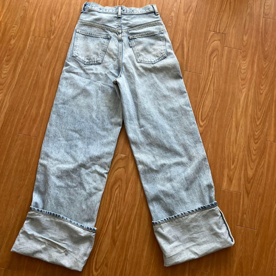 EDWIN×ETRE TOKYO CORE デニムワイドパンツ S