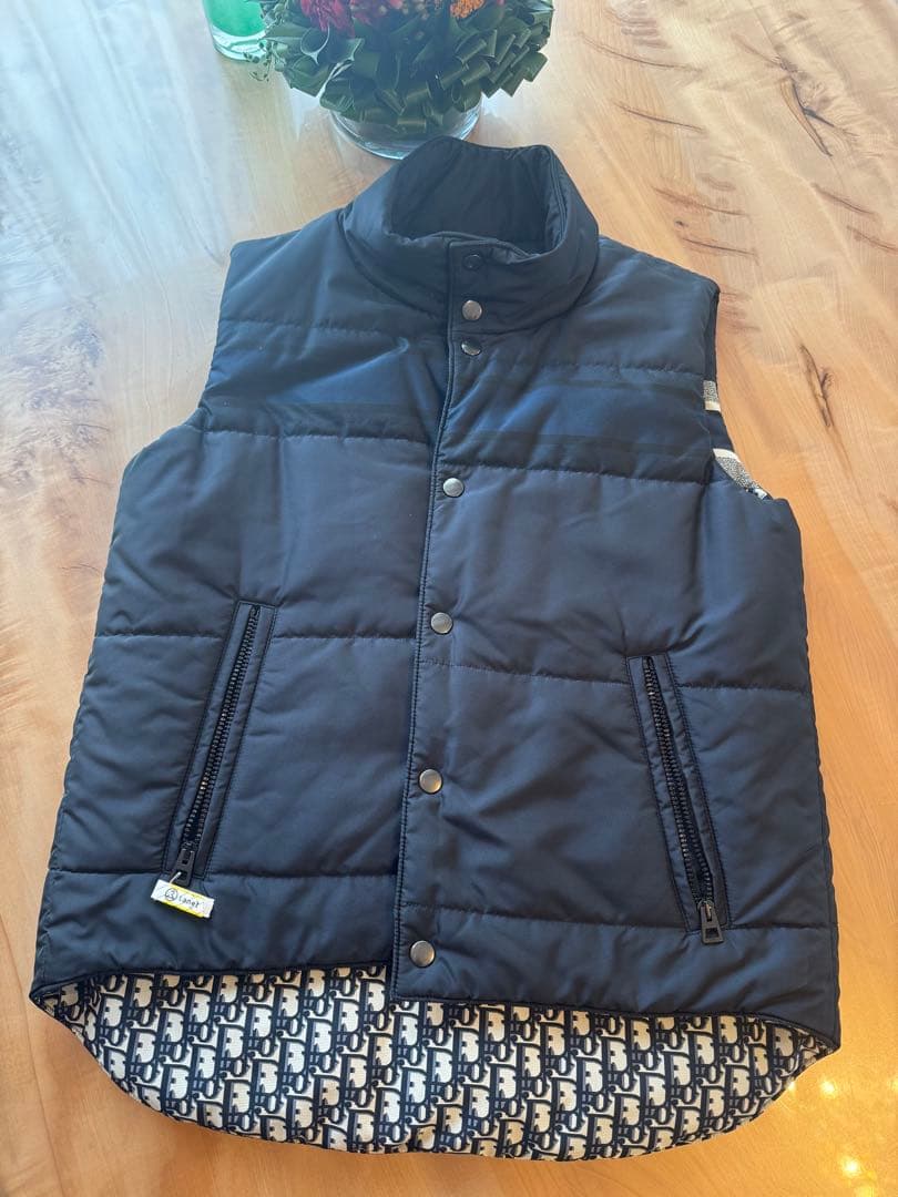 美品✨CHRISTIAN DIOR パーファーベストオブリークジレ✨リバーシブル