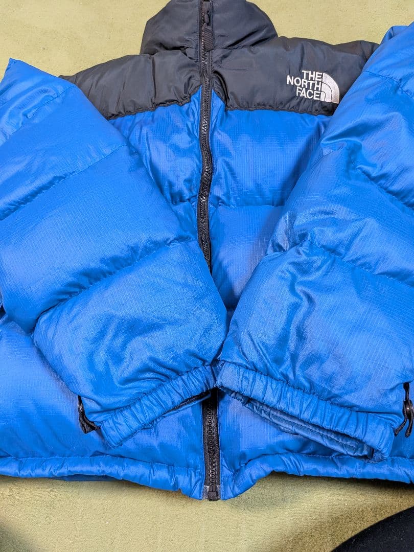 ノースフェイス90sダウンジャケットL 青 ヌプシ