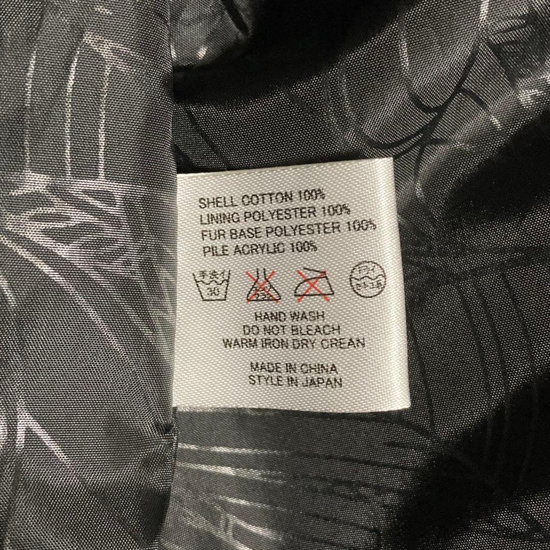 00s archive FUGA ファー ライダースジャケット 44 美品