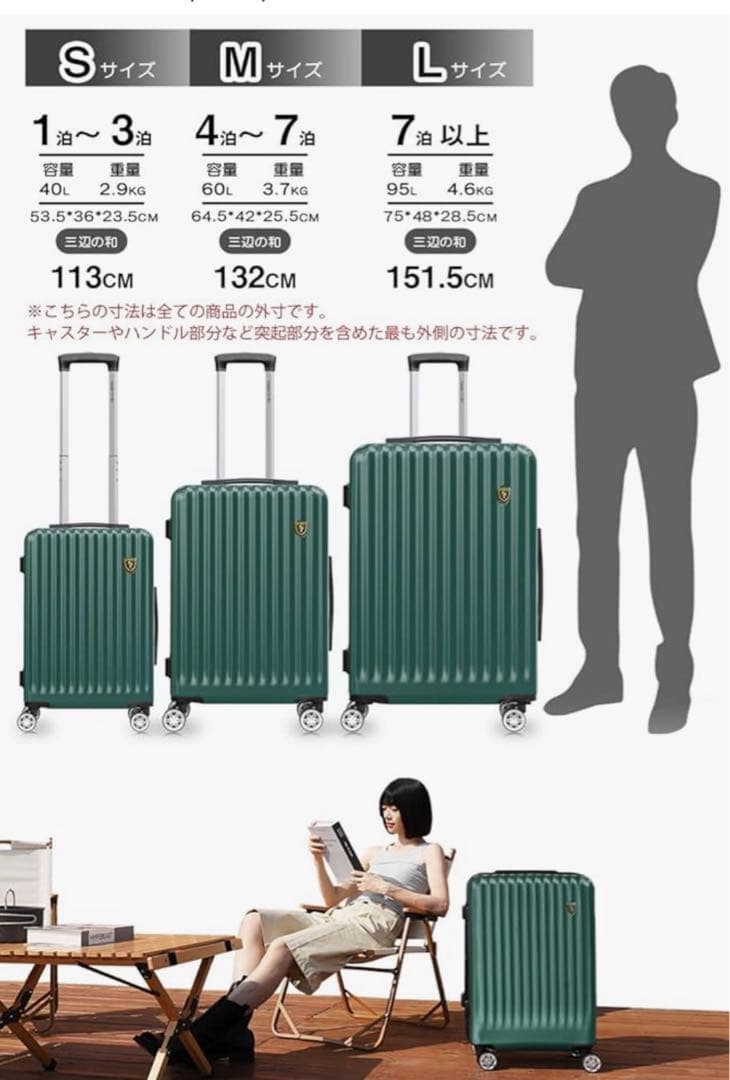 NewTrip キャリー スーツケースL 旅行