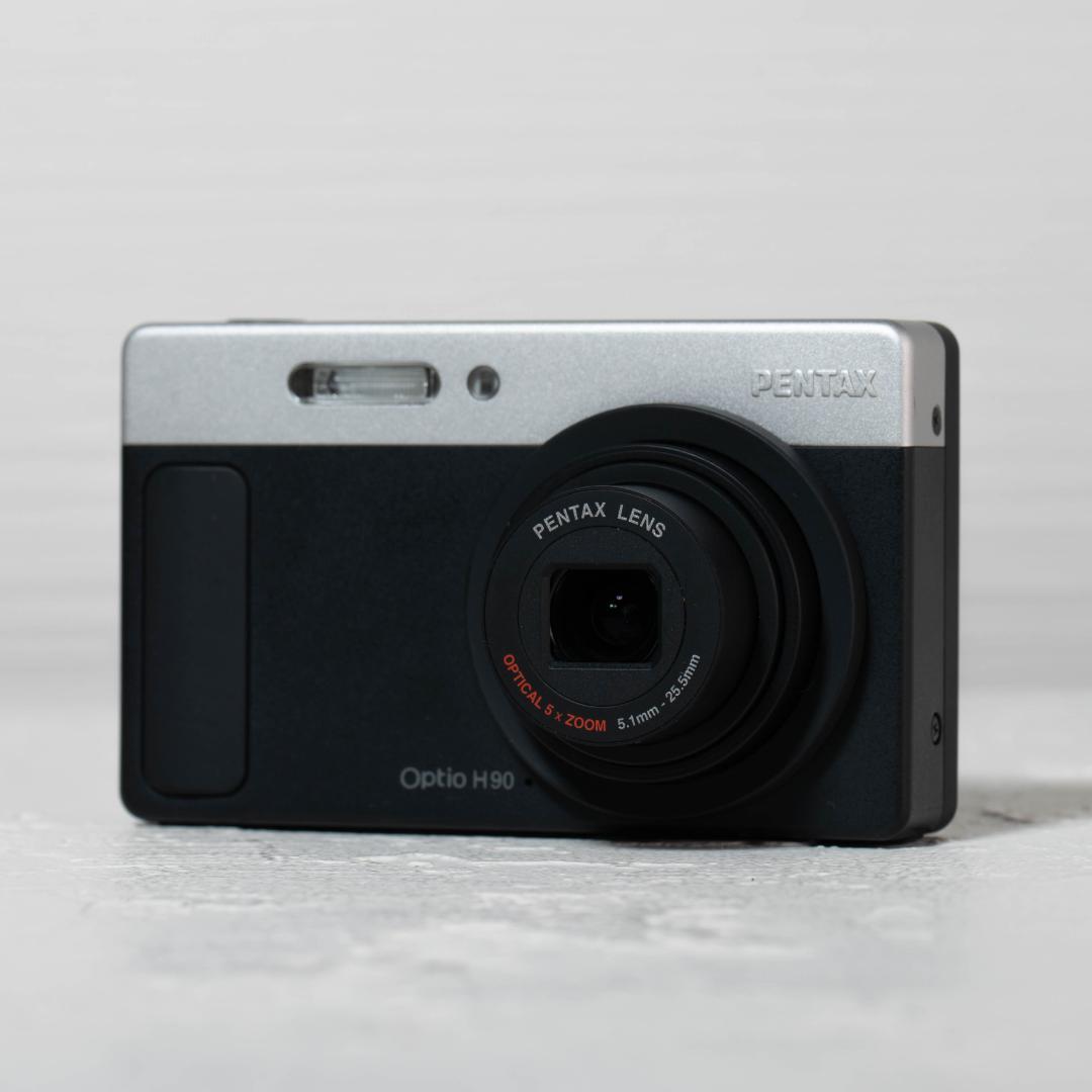 【可愛いすぎるコンデジ】PENTAX optio H90 ブラック×シルバー