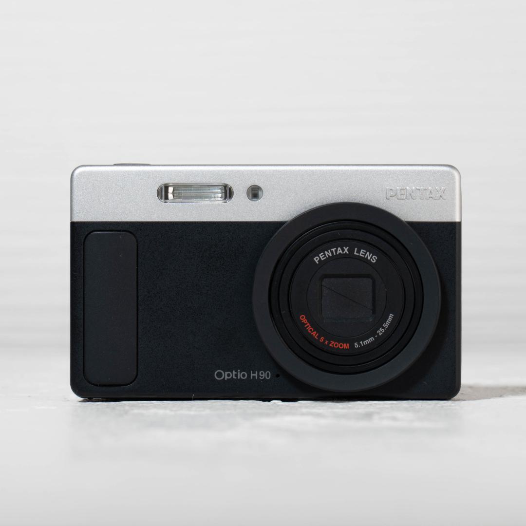 【可愛いすぎるコンデジ】PENTAX optio H90 ブラック×シルバー