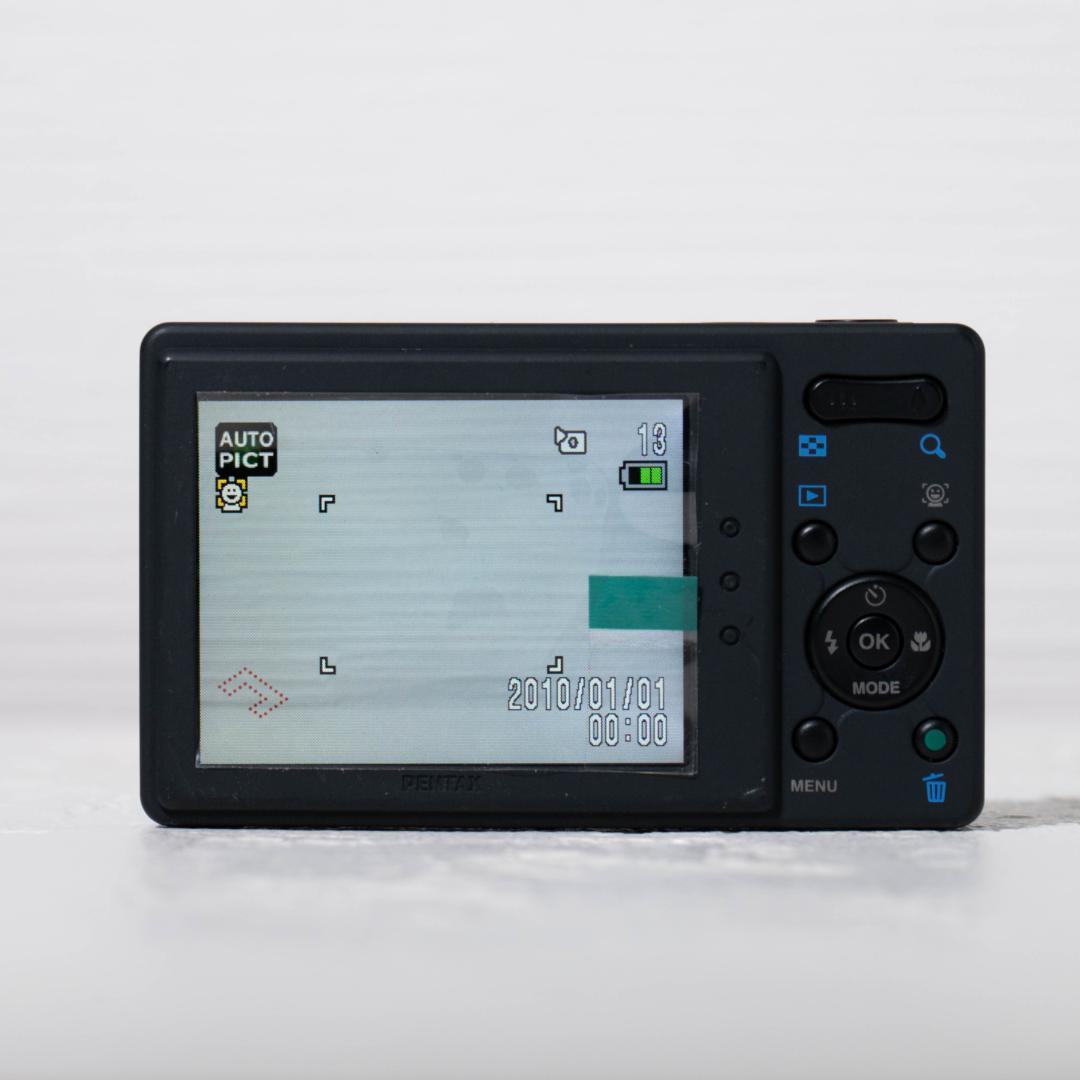 【可愛いすぎるコンデジ】PENTAX optio H90 ブラック×シルバー