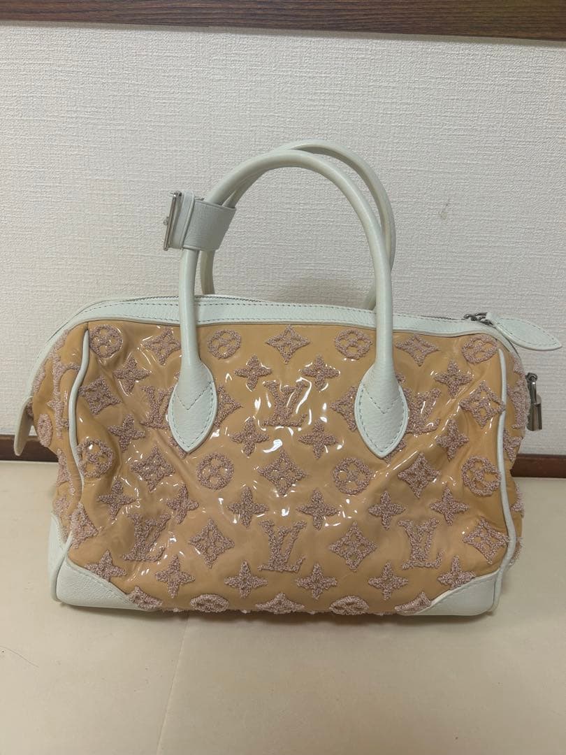 ルイヴィトン　スピーディラウンド　モノグラムブクレット　ローズ　ミニボストン