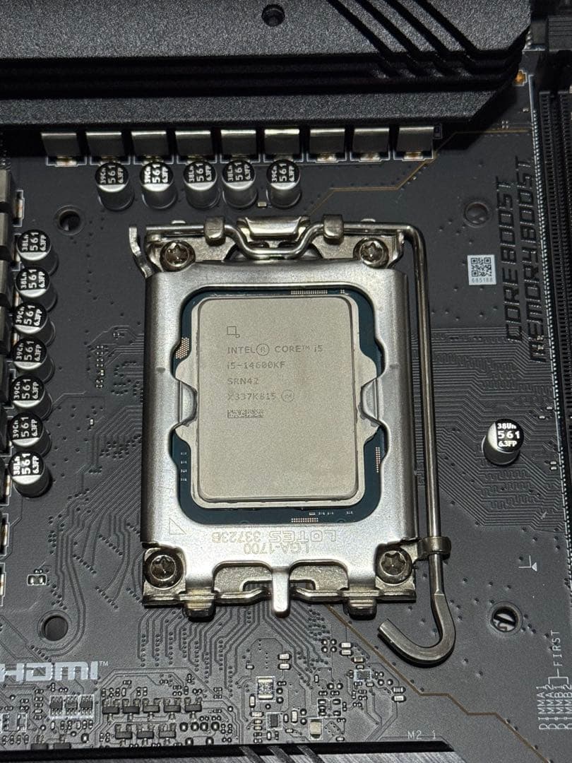 MSI MAG Z790 TOMAHAWK／i5-14600KF バルク品箱なし