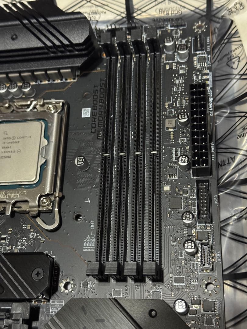 MSI MAG Z790 TOMAHAWK／i5-14600KF バルク品箱なし