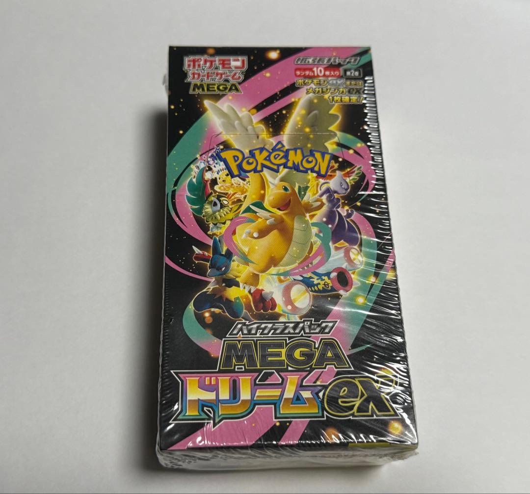 【シュリンク付き】ポケモンカードゲーム　MEGAドリームex 1BOX
