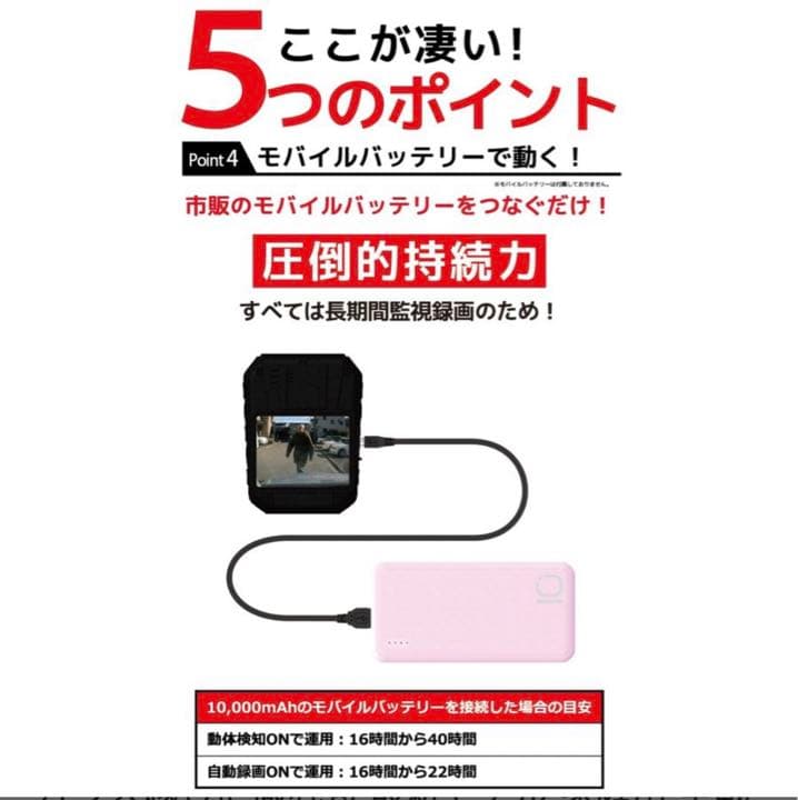 ガラス越しに撮れる 最新モデル 防犯カメラ あおり運転対策 録画