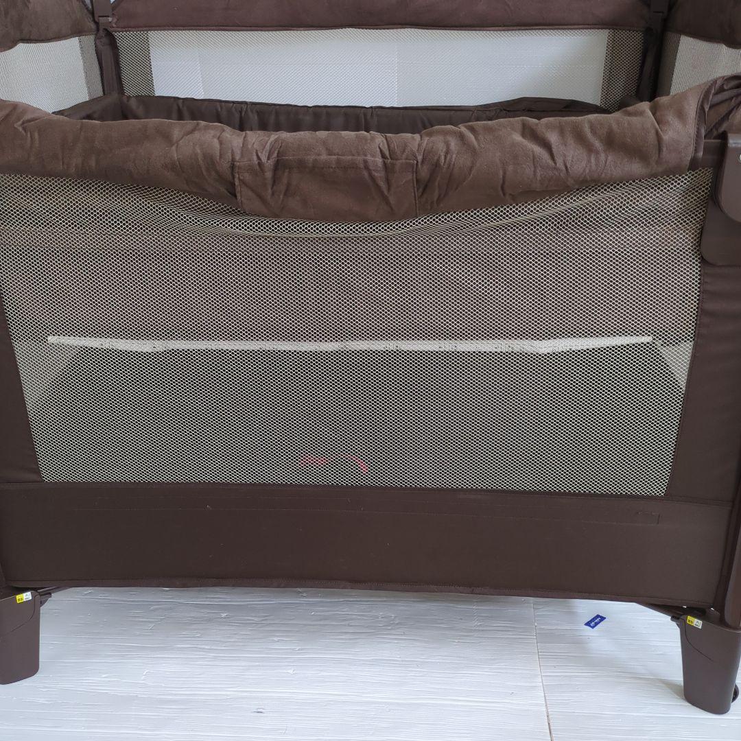 Aprica ココネルエアープラス ベビーベッド ブラウン