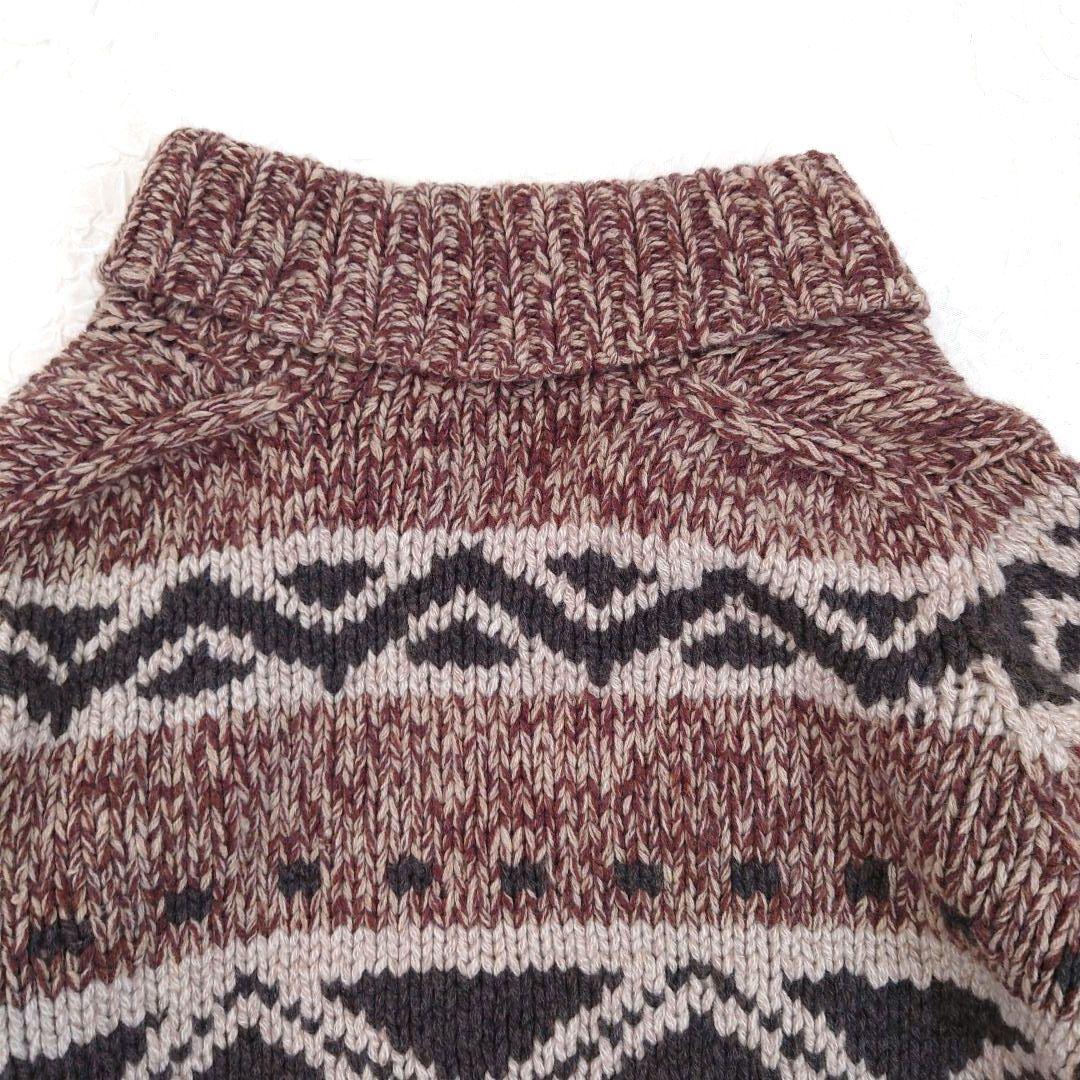 【大きめ】２３区　オンワード樫山　カウチンハンドニット　カーディガン