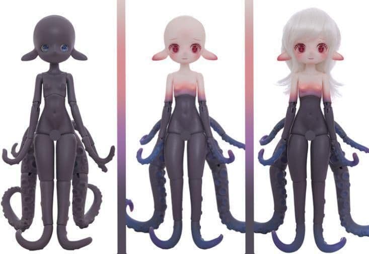 K66 BJD 1/6 ドール本体 Cha 球体関節人形 ハンドメイド