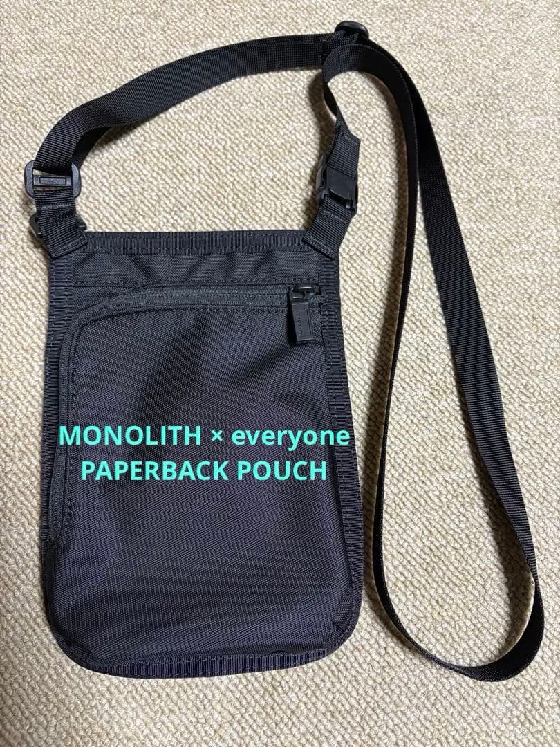MONOLITH × everyone PAPERBACK POUCH ポーチ