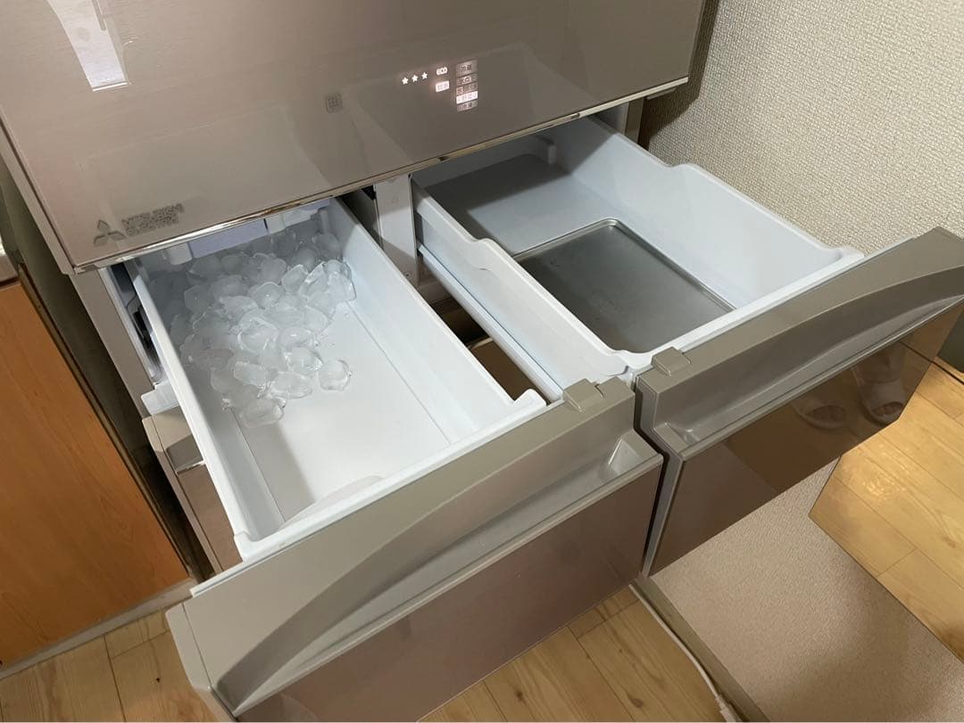 【りんご】MITSUBISHI 三菱 冷蔵庫 MR-MB45H-C グレー