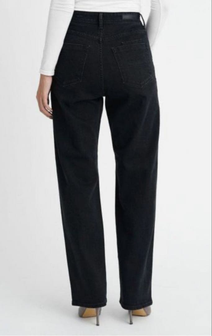 YANUK ボーイズストレート LEA 21 OBK ブラック　黒　ヤヌーク