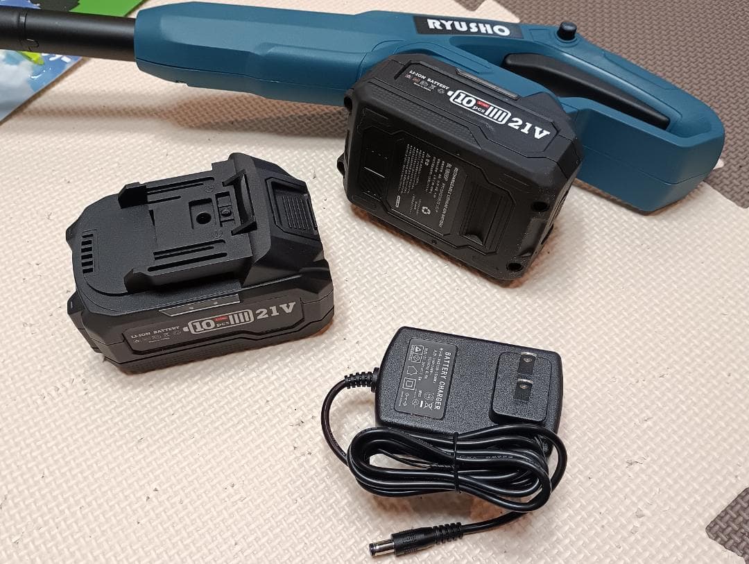 マキタタイプ/RYUSHIO 電動除雪機 草刈り機付き/一回使用のみ