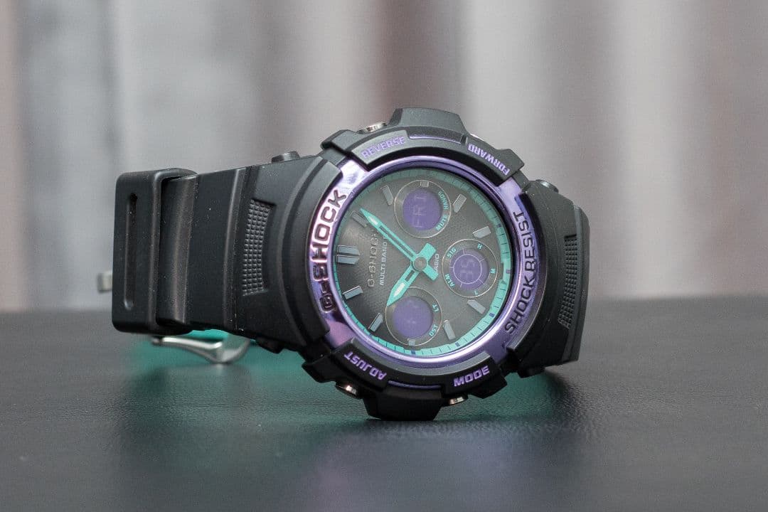 ひ*ー様 G-SHOCK 電波ソーラー AWG-M100SBL-1AJF