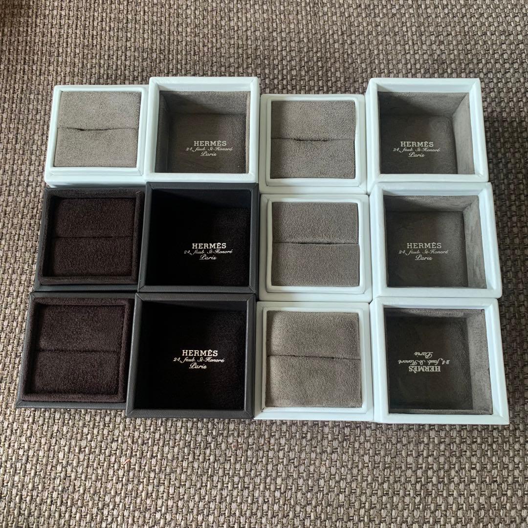 正規品　美品エルメス　アクセサリーリングなど入れ　空箱ケース　6個セット