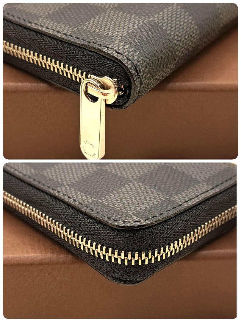 ルイヴィトン ジッピーパース ダミエケース　　箱付き　超美品