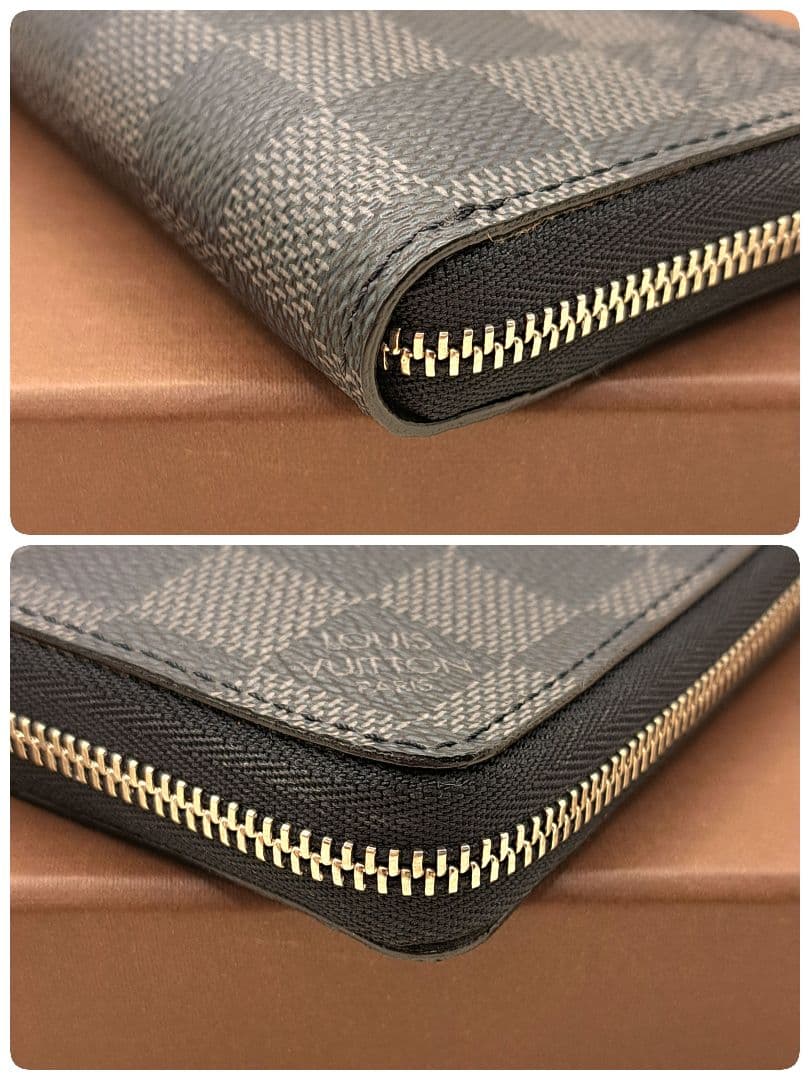ルイヴィトン ジッピーパース ダミエケース　　箱付き　超美品