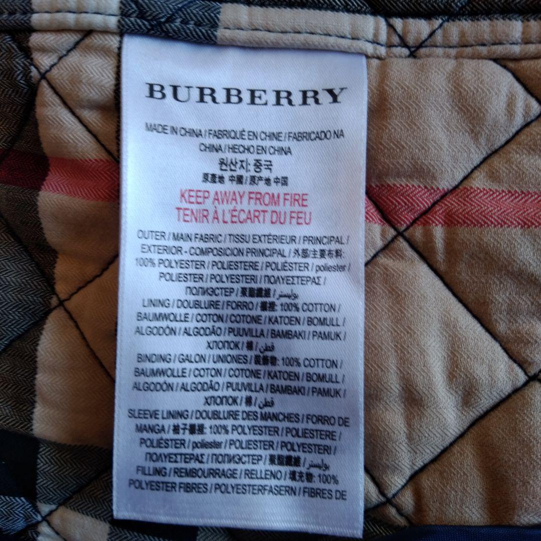 ♦️Burberry　バーバリー♦️　フード付きキルティングコート　キッズ100