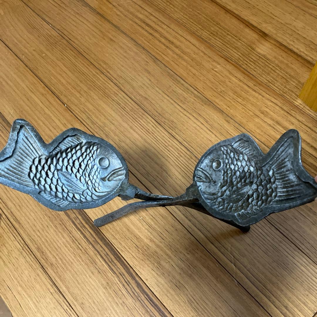 たい焼き器　一丁焼き　一匹　調理器具　昭和レトロ