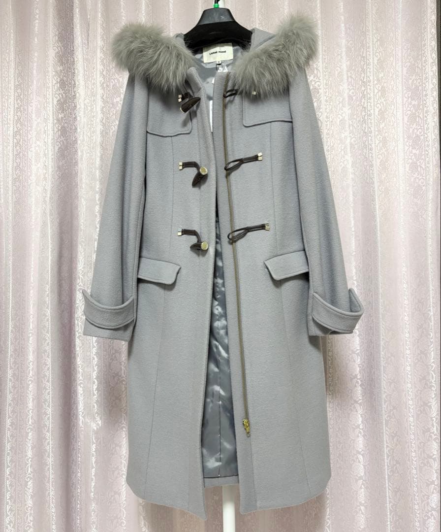 mizutama様　レッセパッセ　ファーフード付きダッフルコート　グレー