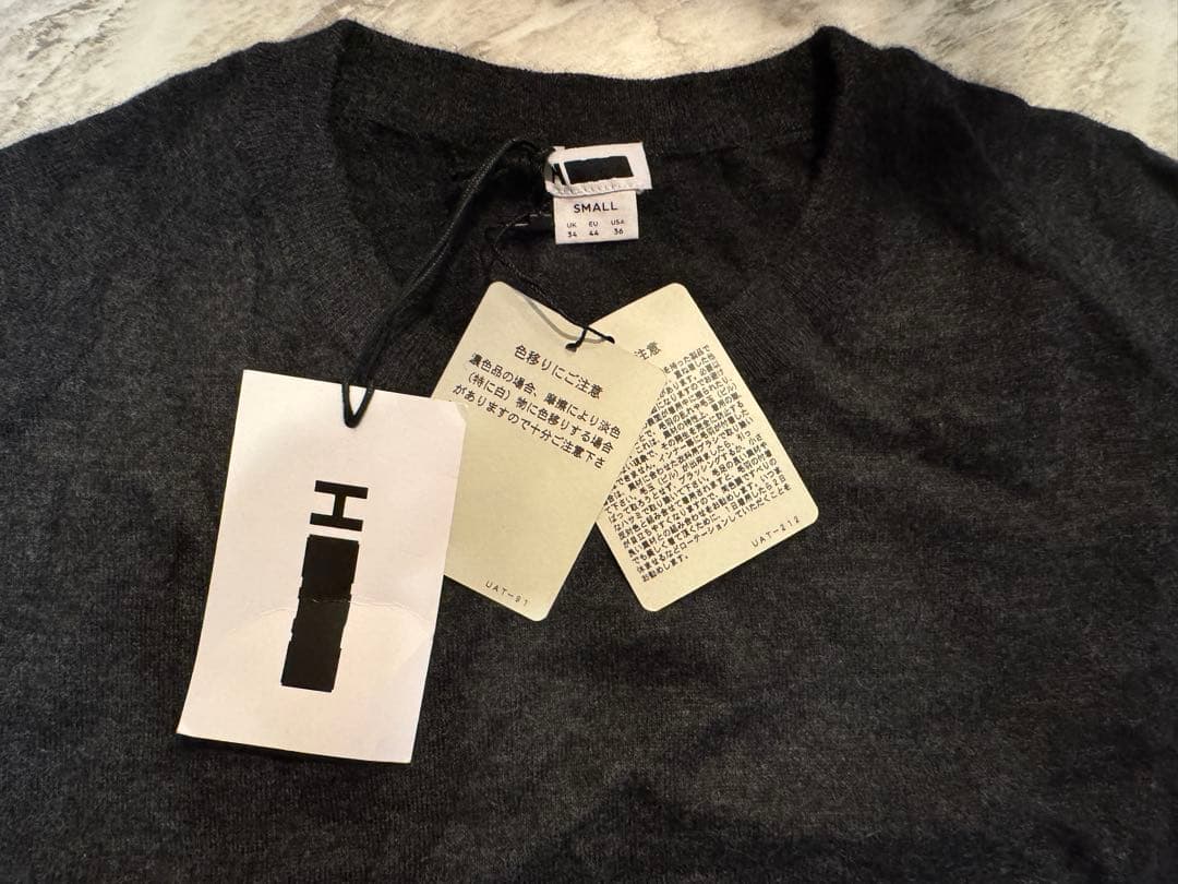 H United Arrowsカシミヤネックセーター S 新品未使用