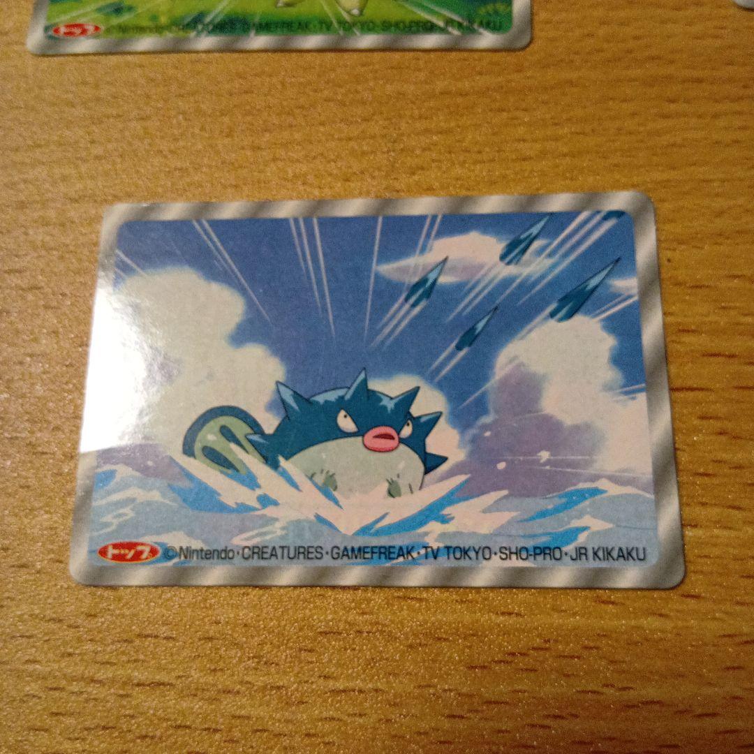 ポケモントップ３Ｄカード未剥がし