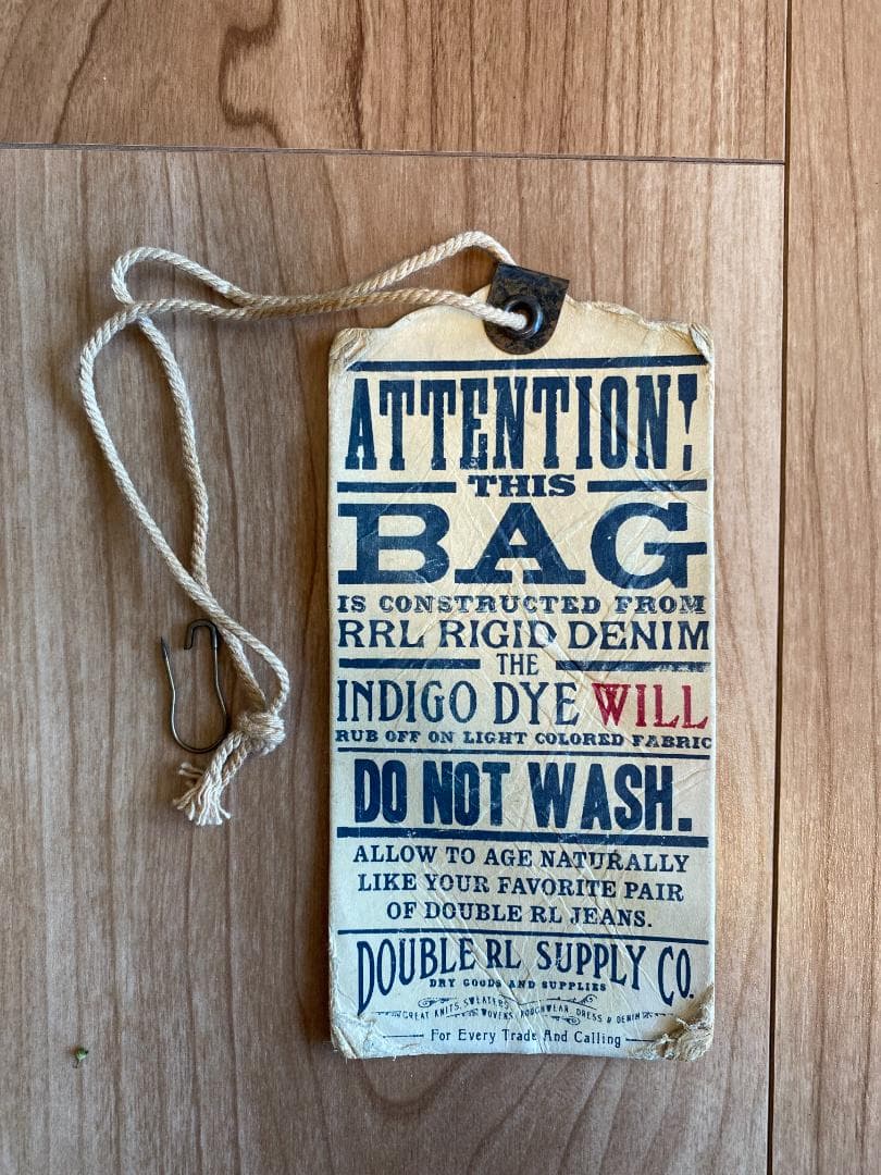 RRL ダブルアールエル デニムトートバッグ