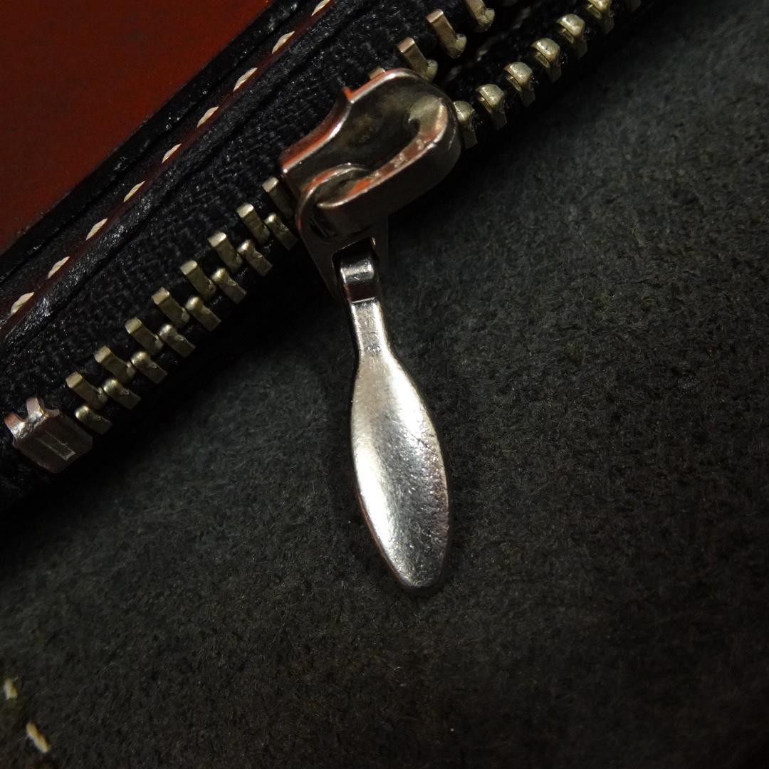 KC's レザーロングウォレット ブラック コンチョ 日本製