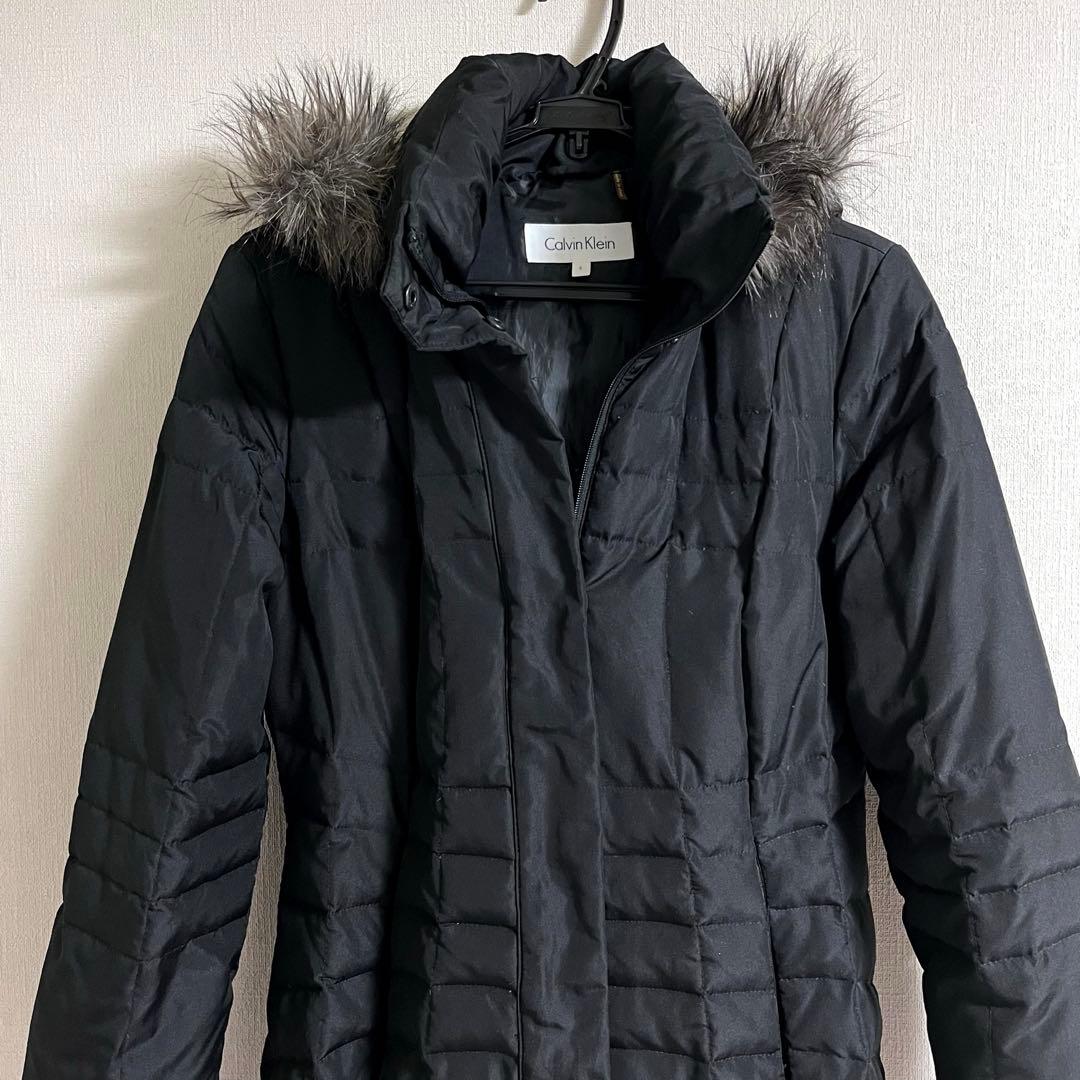   1回のみ着用✨ゆったりロングダウンコート　フードあり